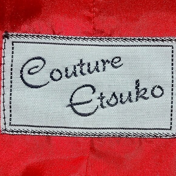 Couture Etsuko Designer Jacket! Hello Admirers Of Fine Jackets! - Picture 4 of 8